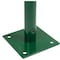 Global Industrial 41L Wave Bike Rack, Green, Flange Mount, 5-Bike Capacity 652777MGN - alternate 2